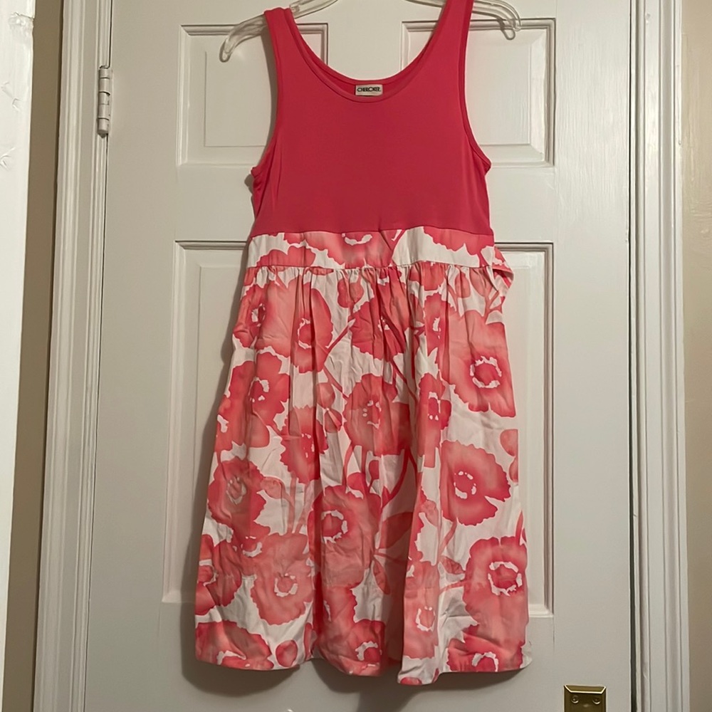 Pink and White Cherokee Kids XL 14/16 Dress